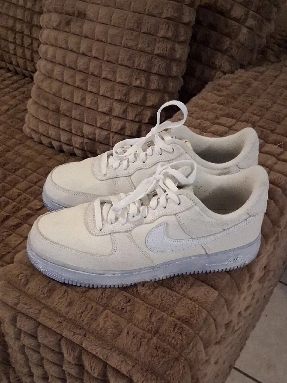 Nike White Low-Top Swoosh Sneakers